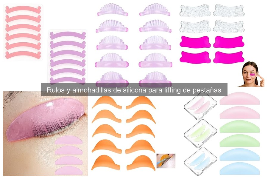 Mantenimiento de rulos y almohadillas de silicona para pestañas