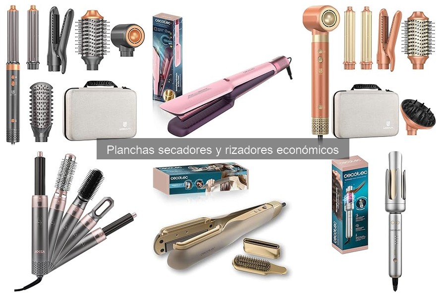 Mantenimiento y cuidados de planchas, secadores y rizadores económicos