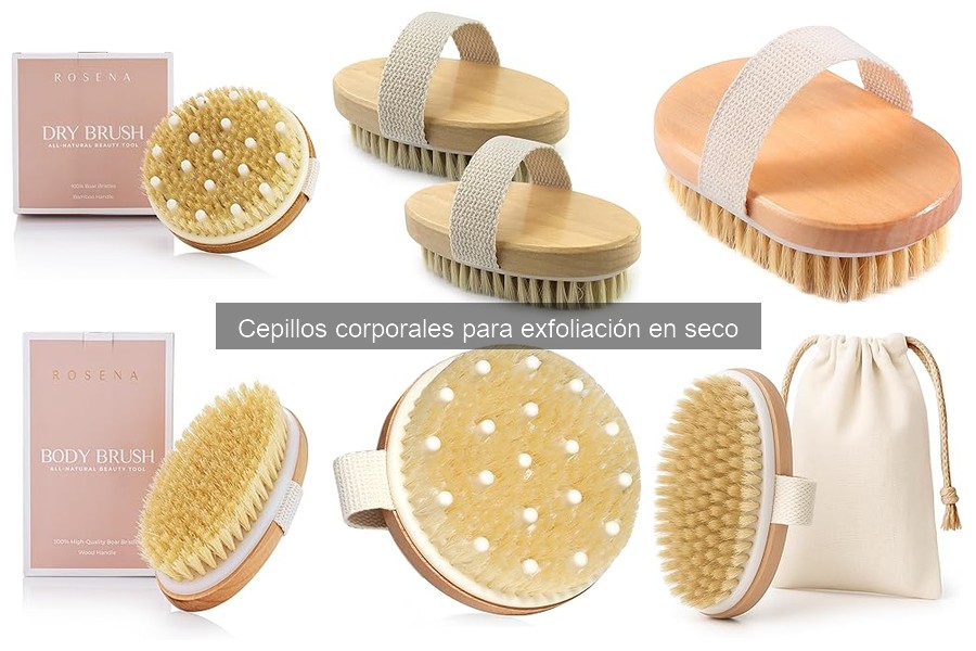 Mantenimiento y limpieza de cepillos corporales exfoliantes