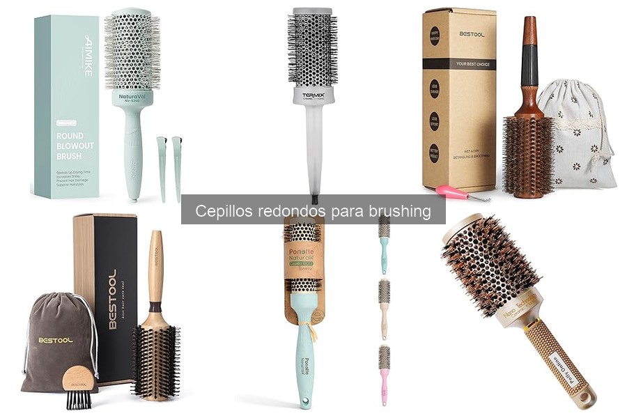 Mantenimiento y limpieza de cepillos redondos para el cabello