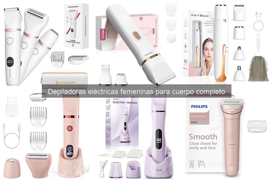 Mantenimiento y limpieza de depiladoras eléctricas femeninas