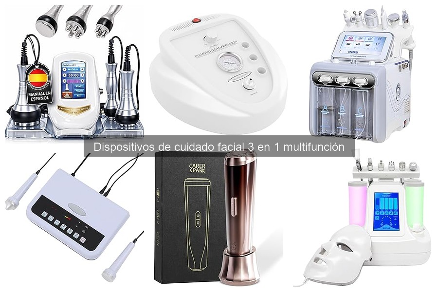 Mantenimiento y limpieza de dispositivos de cuidado facial 3 en 1