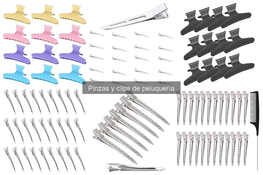 Mantenimiento y limpieza de pinzas y clips de peluquería