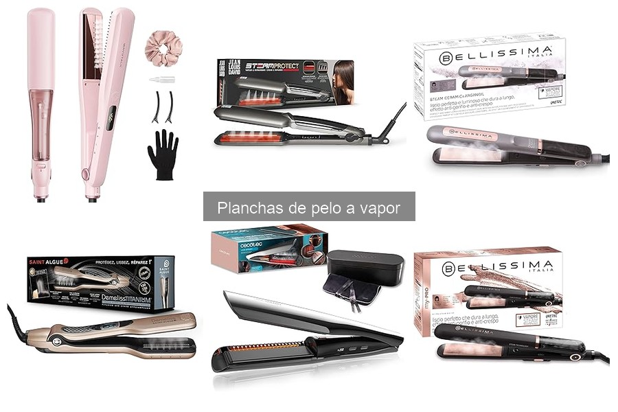 Mantenimiento y limpieza de planchas de pelo a vapor