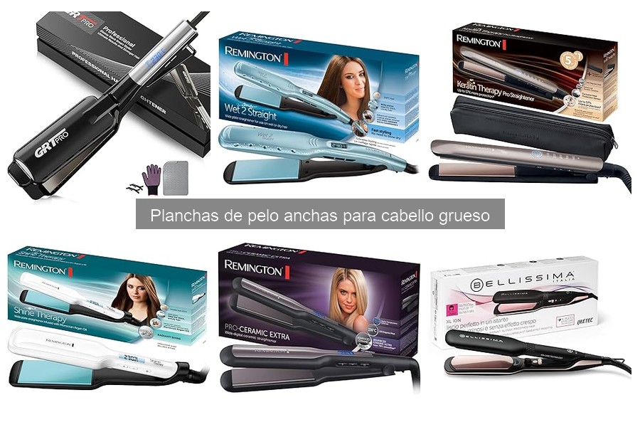 Mantenimiento y limpieza de planchas de pelo anchas