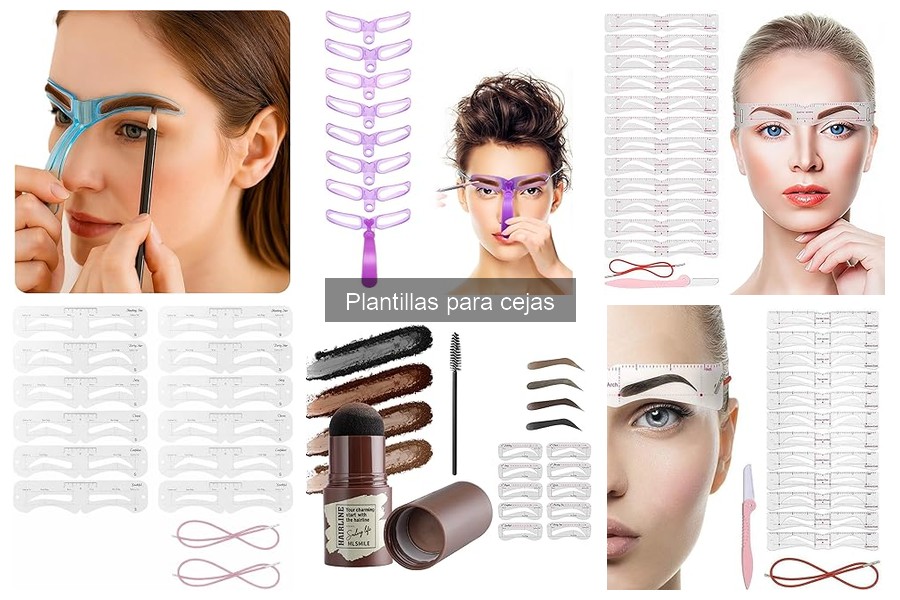 Mantenimiento y limpieza de plantillas para cejas