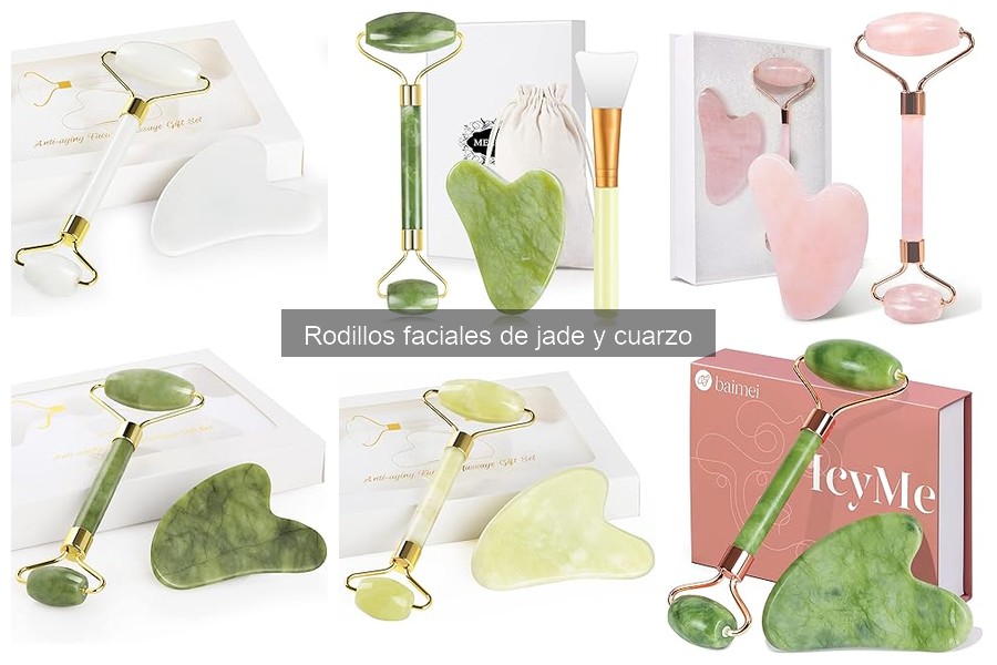 Mantenimiento y limpieza de rodillos faciales de jade y cuarzo