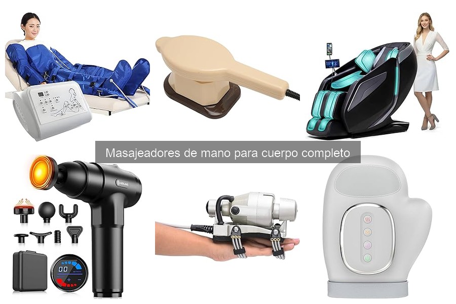 Masajeadores de mano recomendados por tipo de masaje