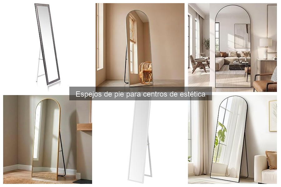 Medidas ideales para un espejo de pie en estética