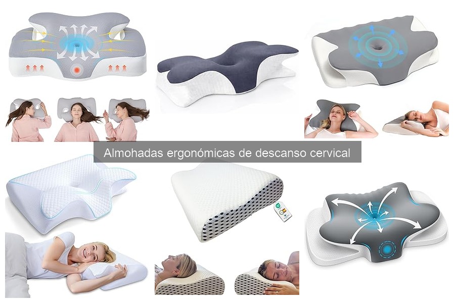 Mejores almohadas ergonómicas cervicales para dormir de lado