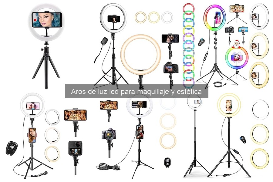 Mejores aros de luz LED para maquilladoras profesionales