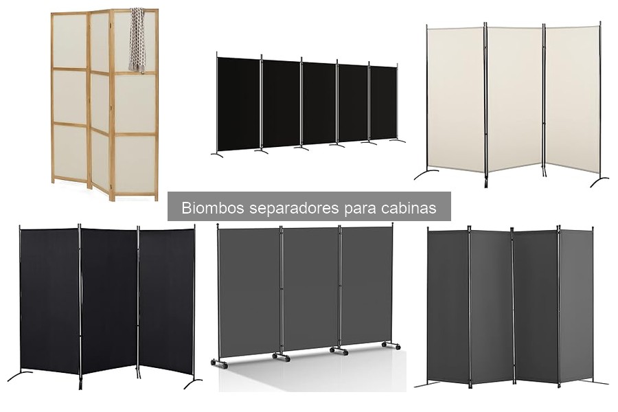 Mejores biombos separadores para cabinas profesionales