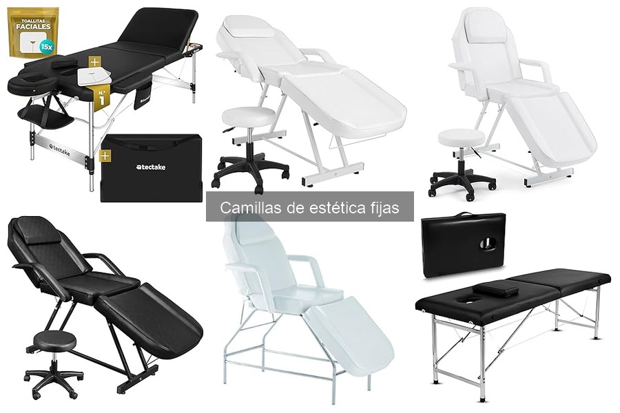 Mejores camillas de estética fijas para profesionales