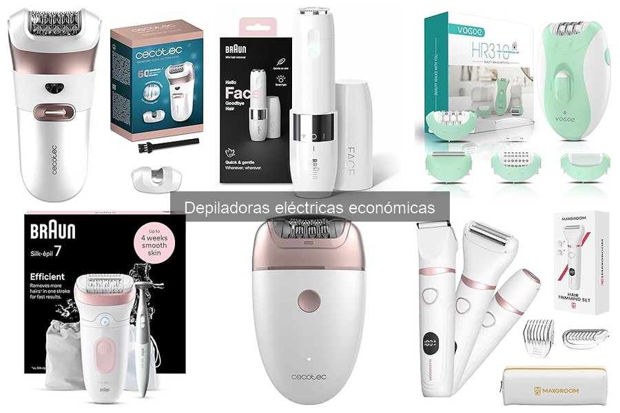 Mejores depiladoras eléctricas económicas para piel sensible