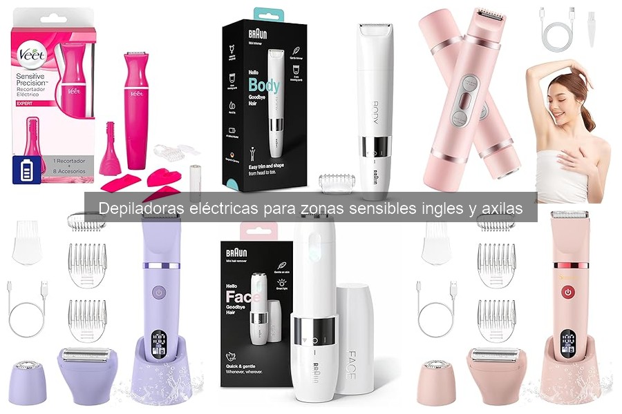 Mejores depiladoras eléctricas para ingles y axilas en 2023