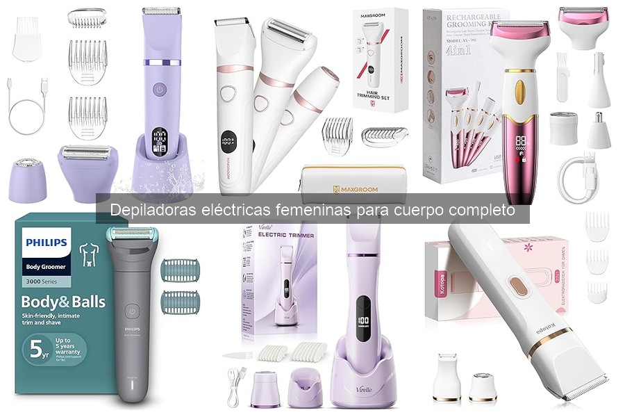 Mejores depiladoras eléctricas para piel sensible en 2023