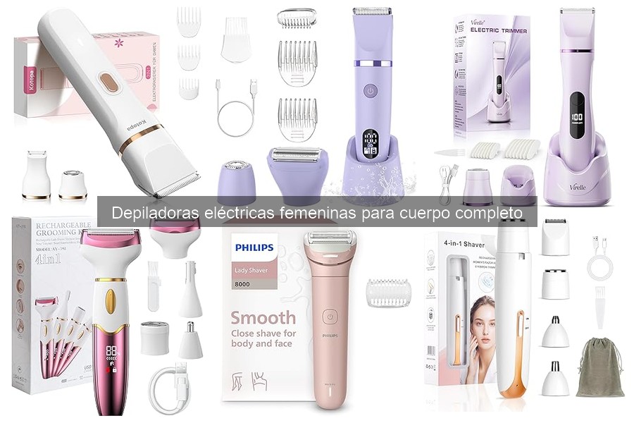 Mejores depiladoras eléctricas para viajar cómodamente
