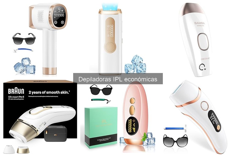 Mejores depiladoras IPL económicas para uso doméstico