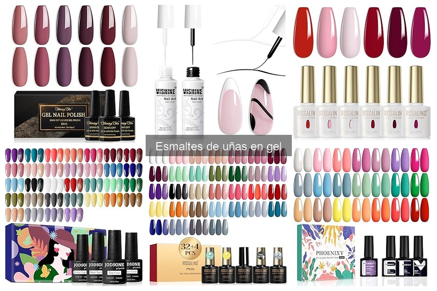 Mejores Esmaltes de Uñas en Gel para Uso Doméstico