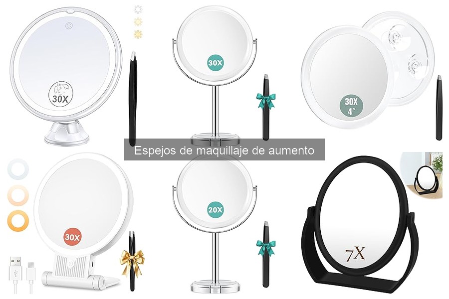 Mejores espejos de maquillaje de aumento para casa