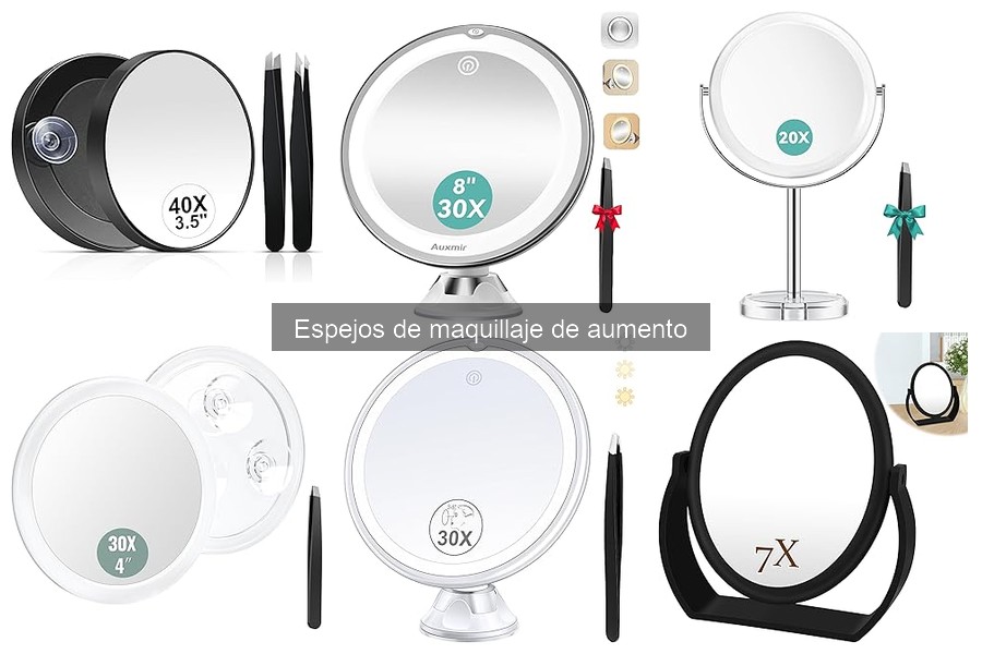 Mejores espejos de maquillaje de aumento para profesionales