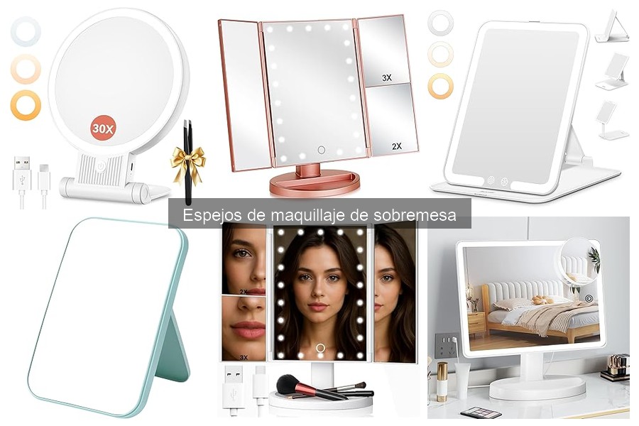 Mejores espejos de maquillaje de sobremesa para profesionales