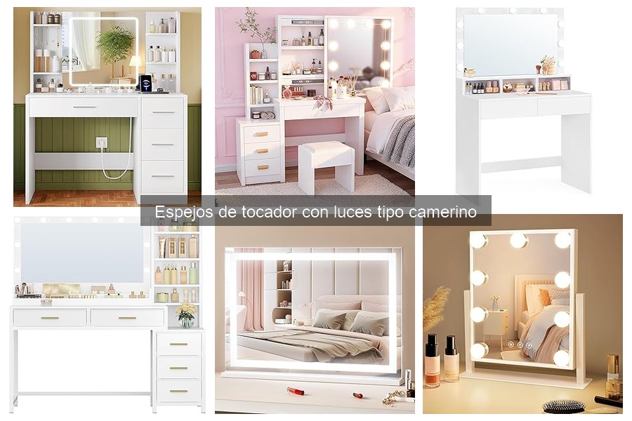 Mejores espejos de tocador con luces para maquillaje