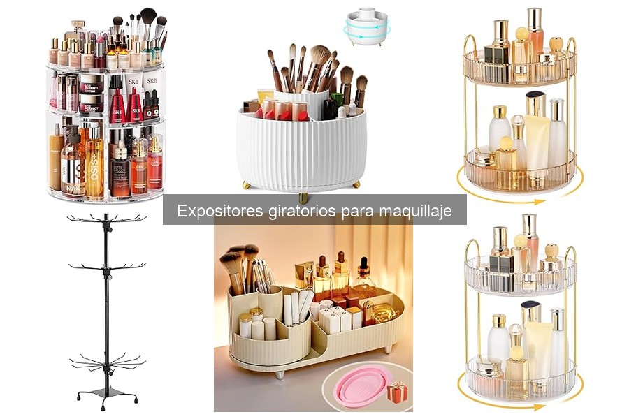 Mejores expositores giratorios para maquillaje en 2023