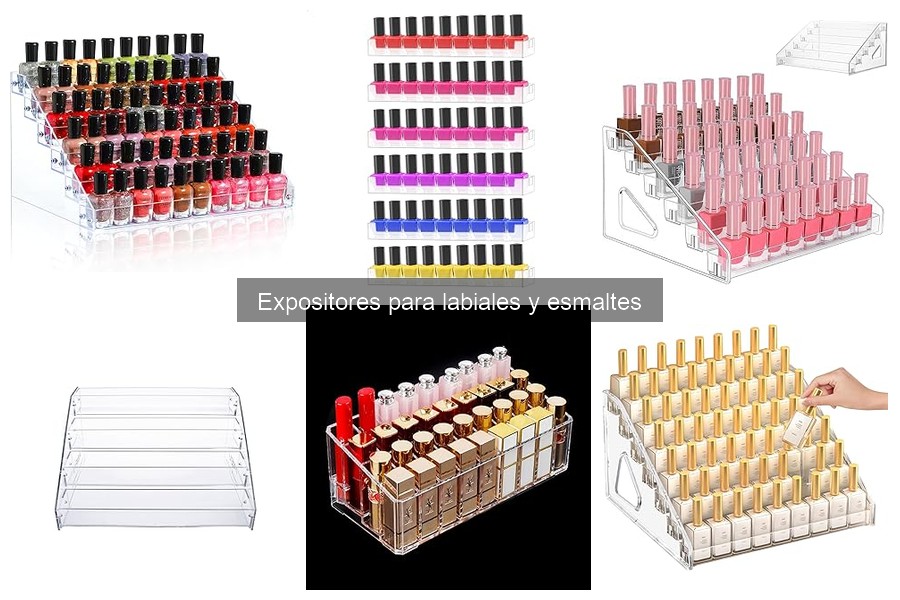 Mejores expositores para labiales: opiniones y reseñas