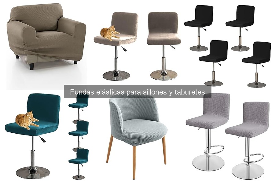 Mejores fundas elásticas para sillones y taburetes 2023