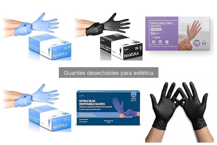 Mejores guantes desechables para manicura y pedicura