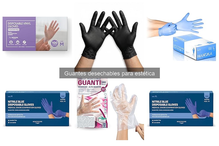 Mejores guantes desechables para salones de belleza