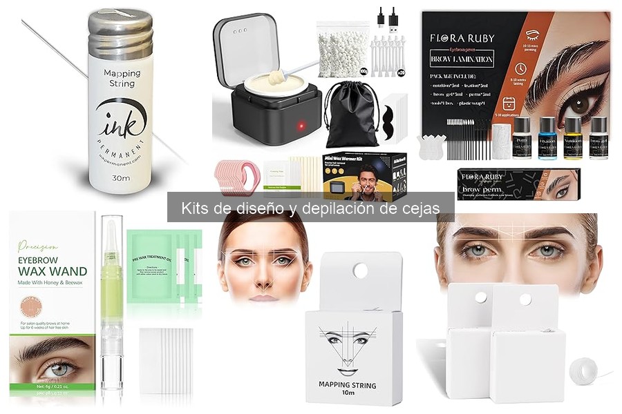 Mejores kits de diseño y depilación de cejas para casa