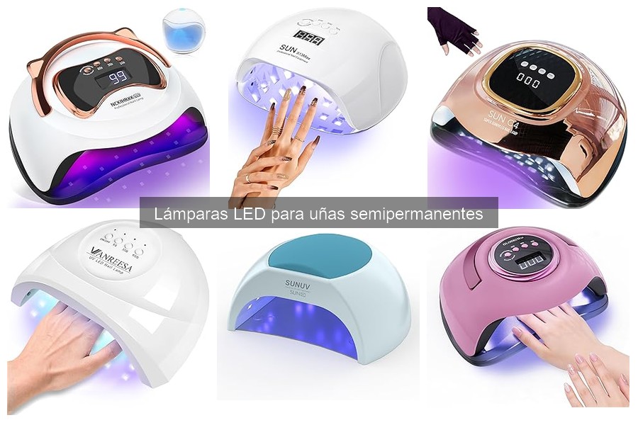 Mejores lámparas LED para uñas semipermanentes en casa