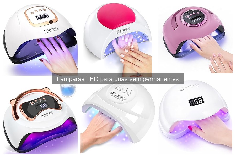 Mejores lámparas LED para uñas semipermanentes profesionales