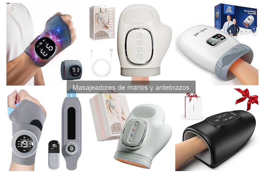 Mejores masajeadores de manos y antebrazos para aliviar el estrés