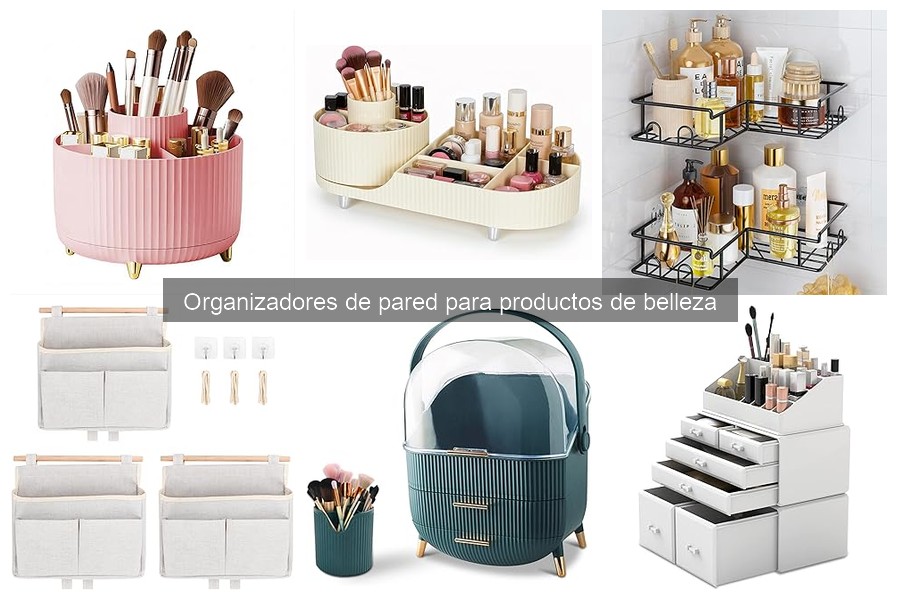 Mejores materiales para organizadores de pared de belleza