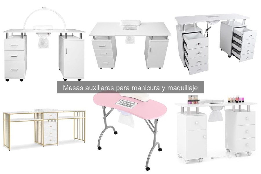 Mejores mesas auxiliares para manicura en casa