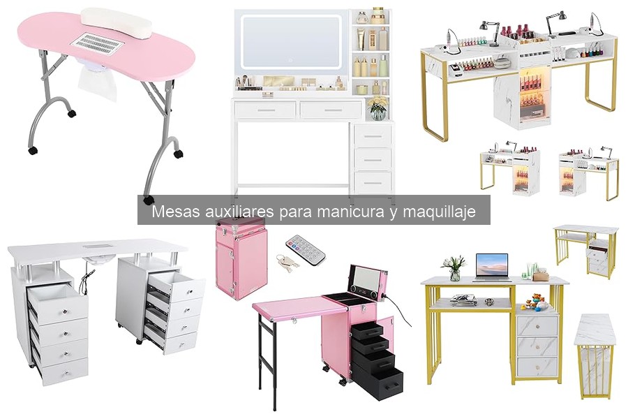 Mejores mesas auxiliares para profesionales de la estética