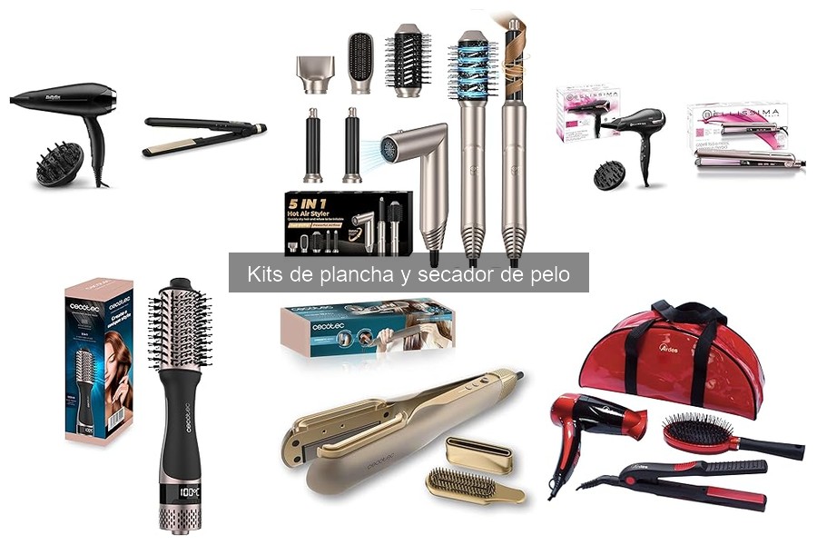 Mejores Ofertas en Kits de Plancha y Secador de Pelo