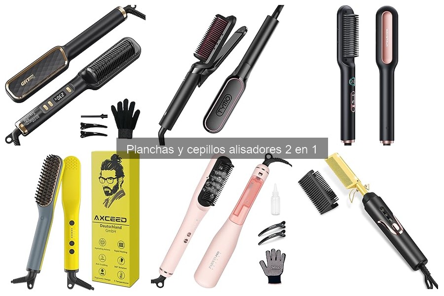 Mejores Ofertas en Planchas y Cepillos Alisadores 2 en 1