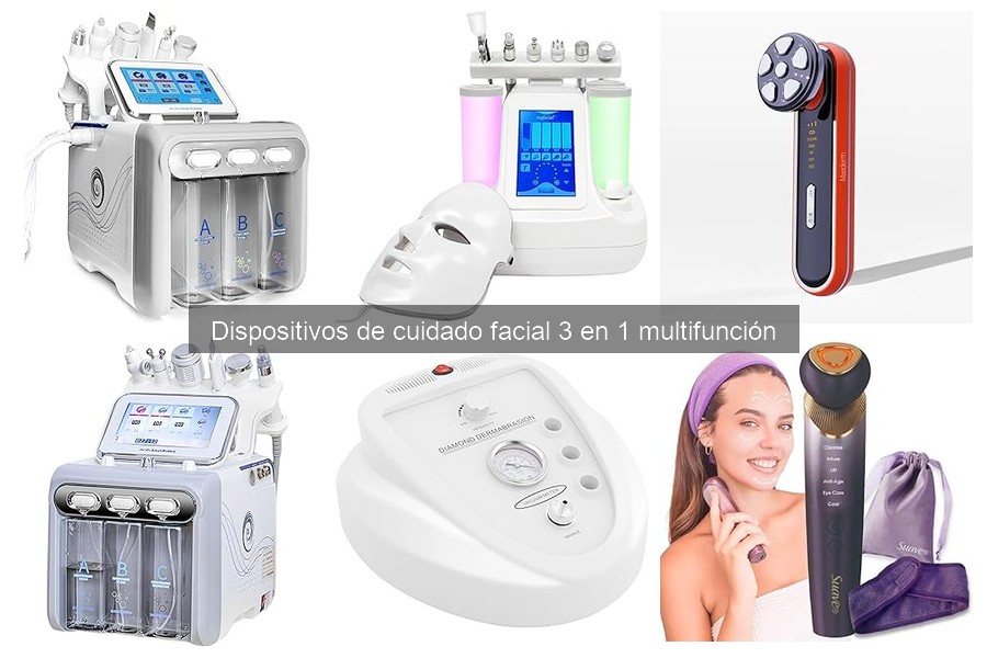 Mejores ofertas y precios en dispositivos de cuidado facial 3 en 1