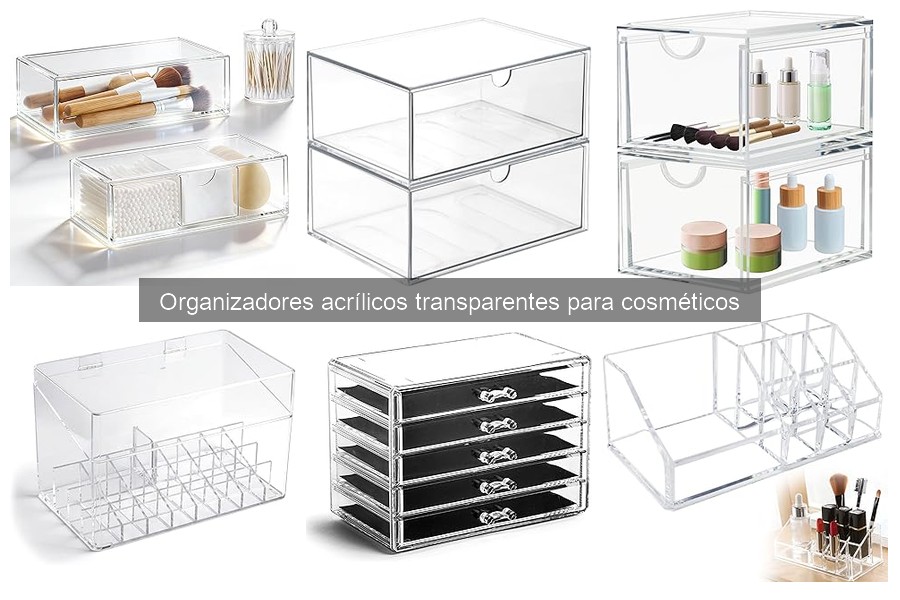 Mejores organizadores acrílicos para maquillaje según usuarios