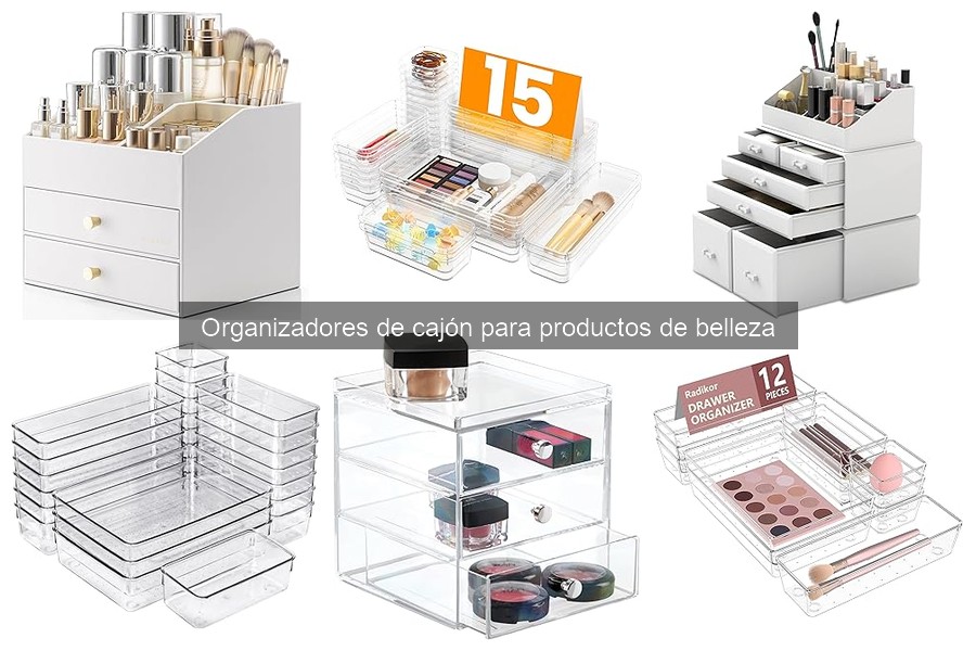 Mejores organizadores de cajón para productos de belleza 2023
