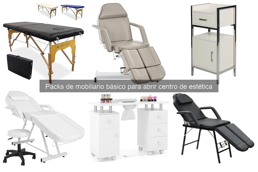 Mejores packs de mobiliario para centros de estética 2023
