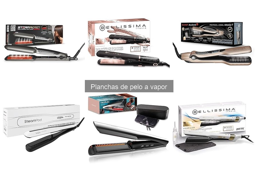 Mejores planchas de pelo a vapor para cabello rizado