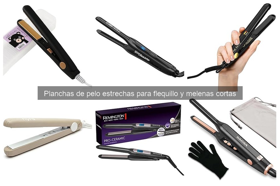 Mejores planchas de pelo estrechas para flequillo en 2023
