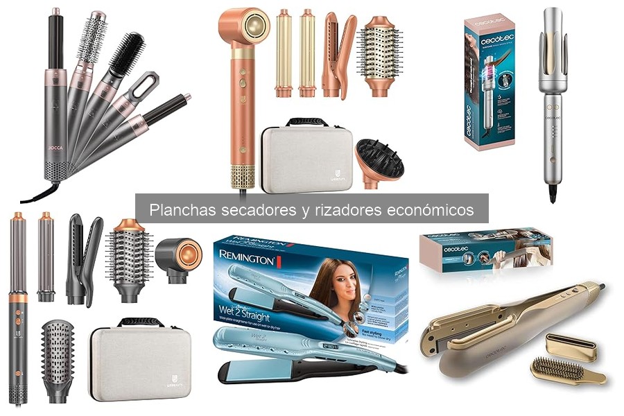 Mejores Planchas Secadores y Rizadores Económicos para Principiantes