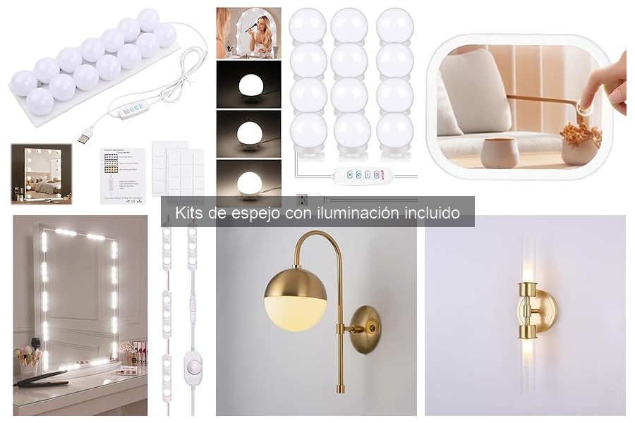 Mejores prácticas para usar kits de espejo con iluminación