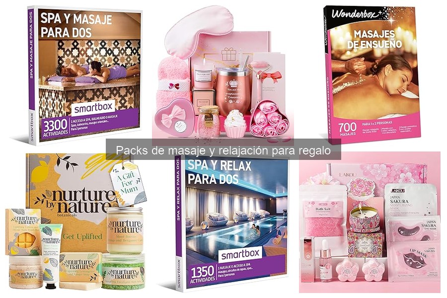 Mejores precios y dónde comprar packs de masaje para regalo